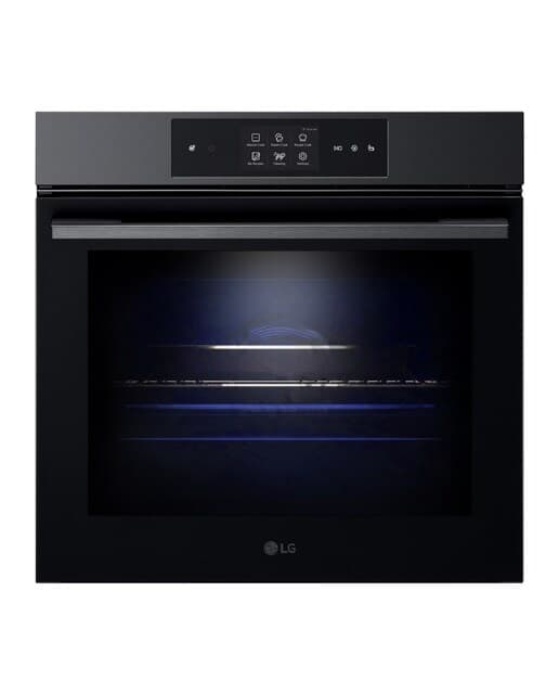 LG - Horno multifunción LG pirolítico, 76 l, display LCD función Instaview, cocina vapor, freidora de aire - WSED7665B.