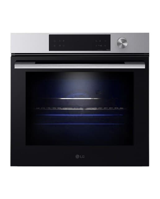 LG - Horno multifunción LG pirolítico, 76 l, display LCD con mando giratorio, función Instaview - WSED7612S.
