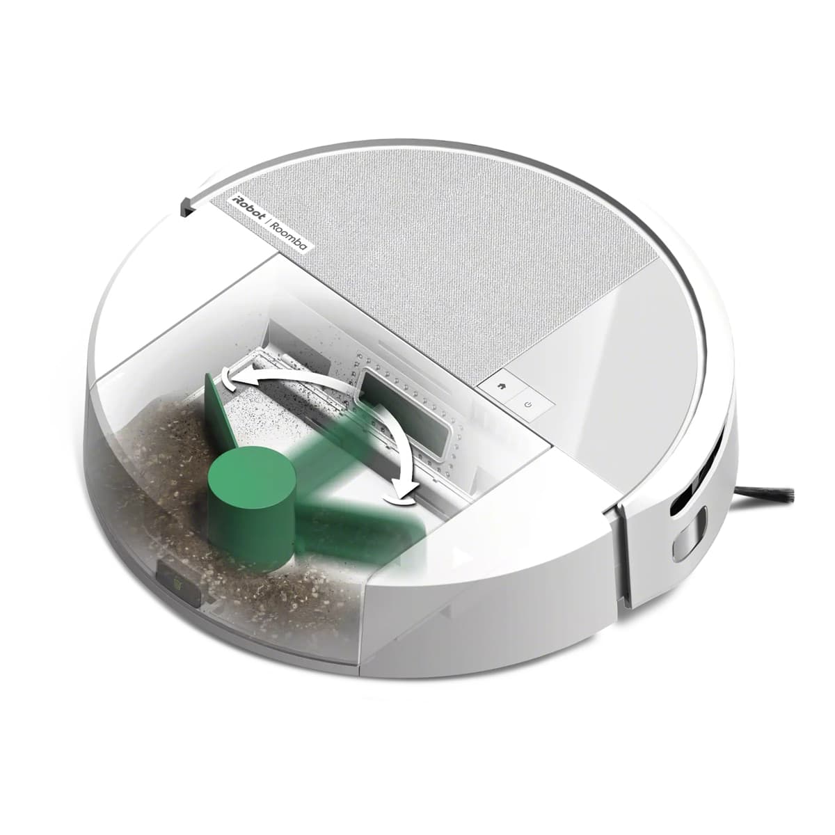 iRobot - Robot aspirador y friegasuelos Roomba® 205 DustCompactor? Combo con tecnología de compactación integrada de residuos para 60 días.