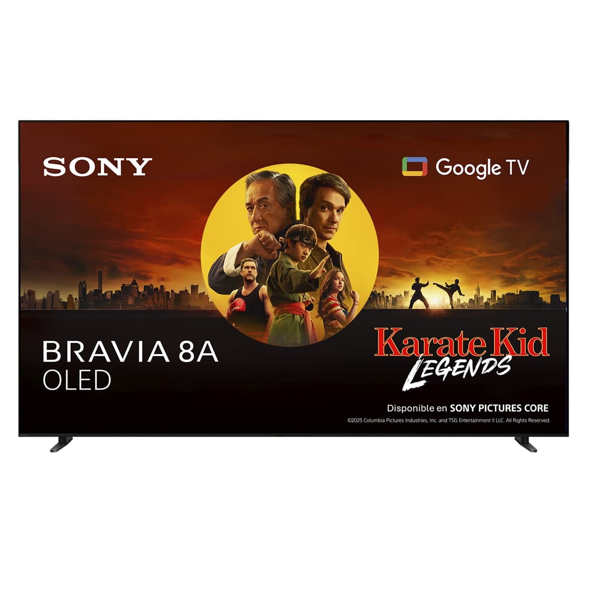 Sony TV 55' Sony BRAVIA 8A K55XR8AB OLED, 4K HDR, 120Hz, Google TV, Smart TV, Funciones para PS5, IMAX Enhanced, Dolby Vision Atmos, Chromecast