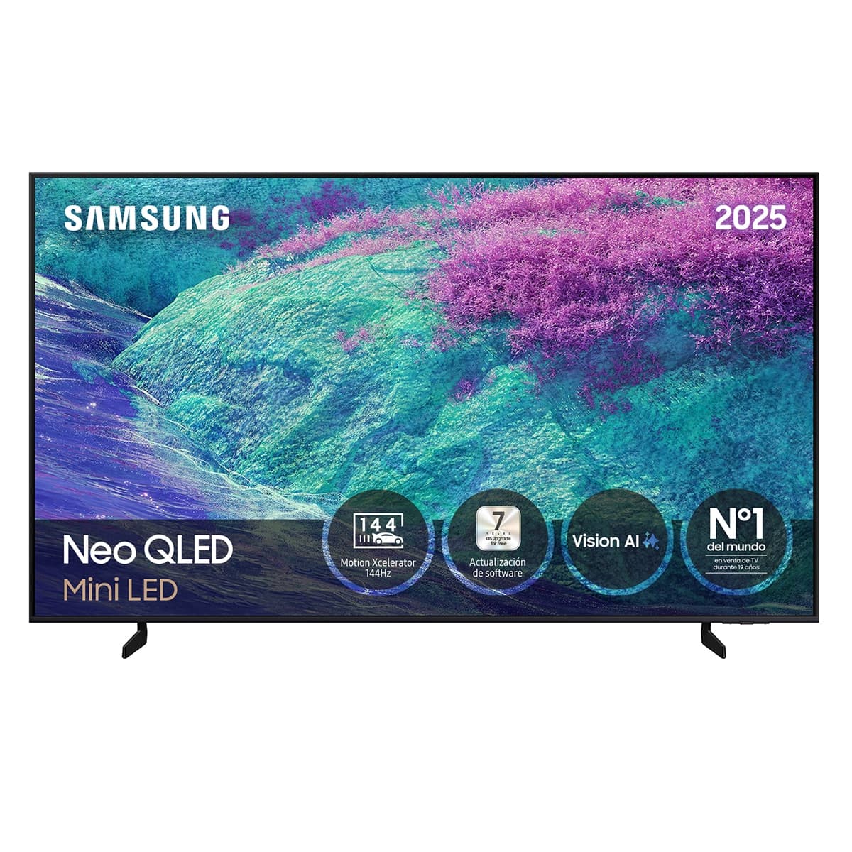 Samsung TV Neo QLED Mini LED 138cm (55') Samsung QN1EF, UHD 4K, AI Upscaling Pro con Inteligencia Artificial, Smart TV