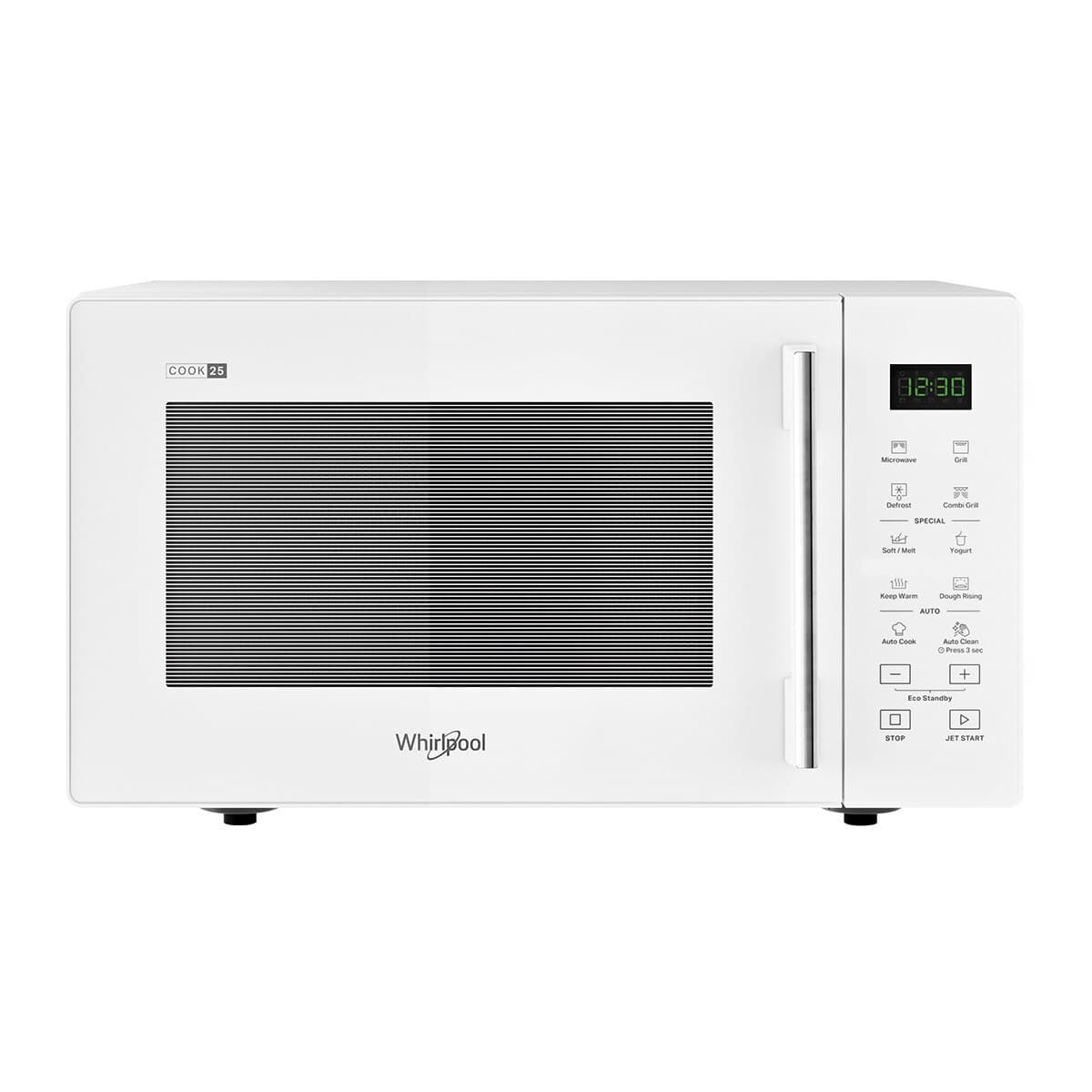 Whirlpool - Microondas Whirlpool 25 litros y grill - MWP 253 W (Reacondicionado Grado B).