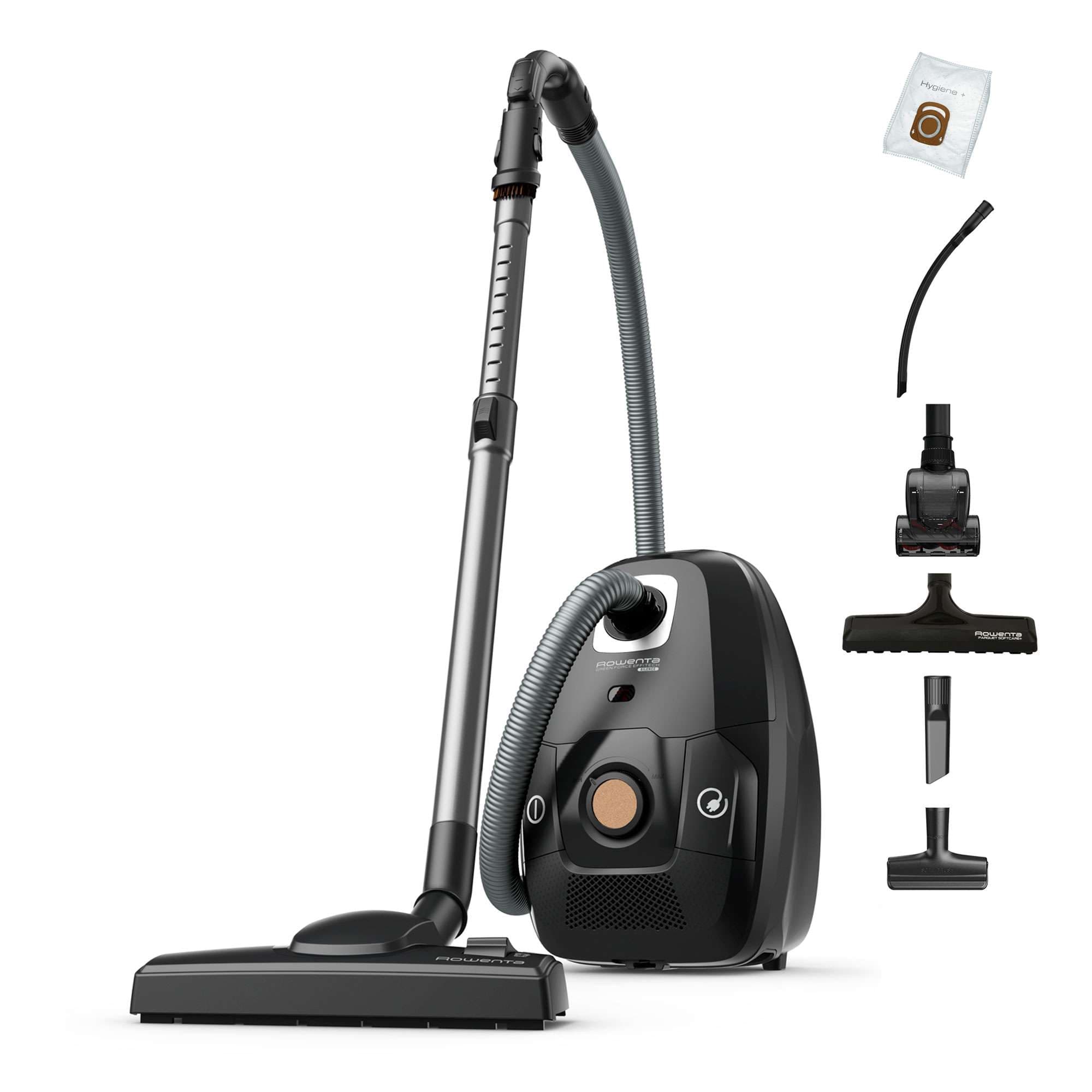 Rowenta - Aspirador con bolsa Rowenta Green Force Effitech® RO618 bajo consumo y filtración HEPA.