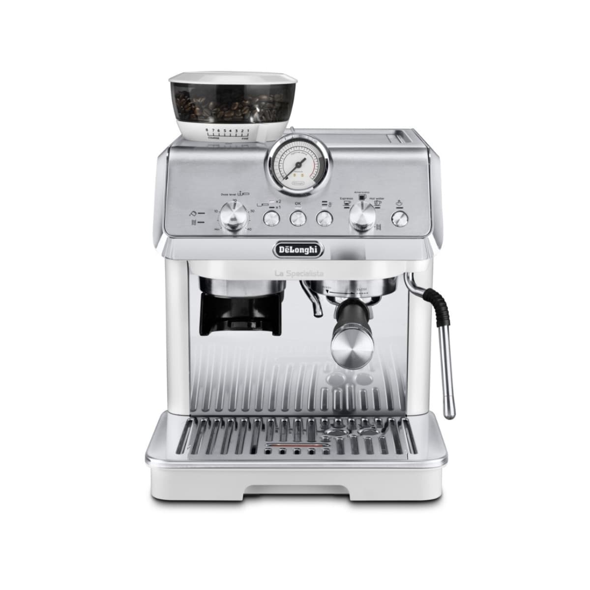 De'Longhi - Cafetera espresso manual de bomba De´Longhi La Specialista Arte EC9155.W con molinillo.