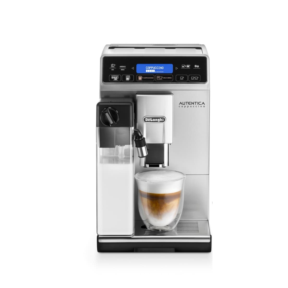 De'Longhi - Cafetera superautomática De´Longhi Autentica Cappuccino ETAM29.660.SB con sistema leche y molinillo incorporado.