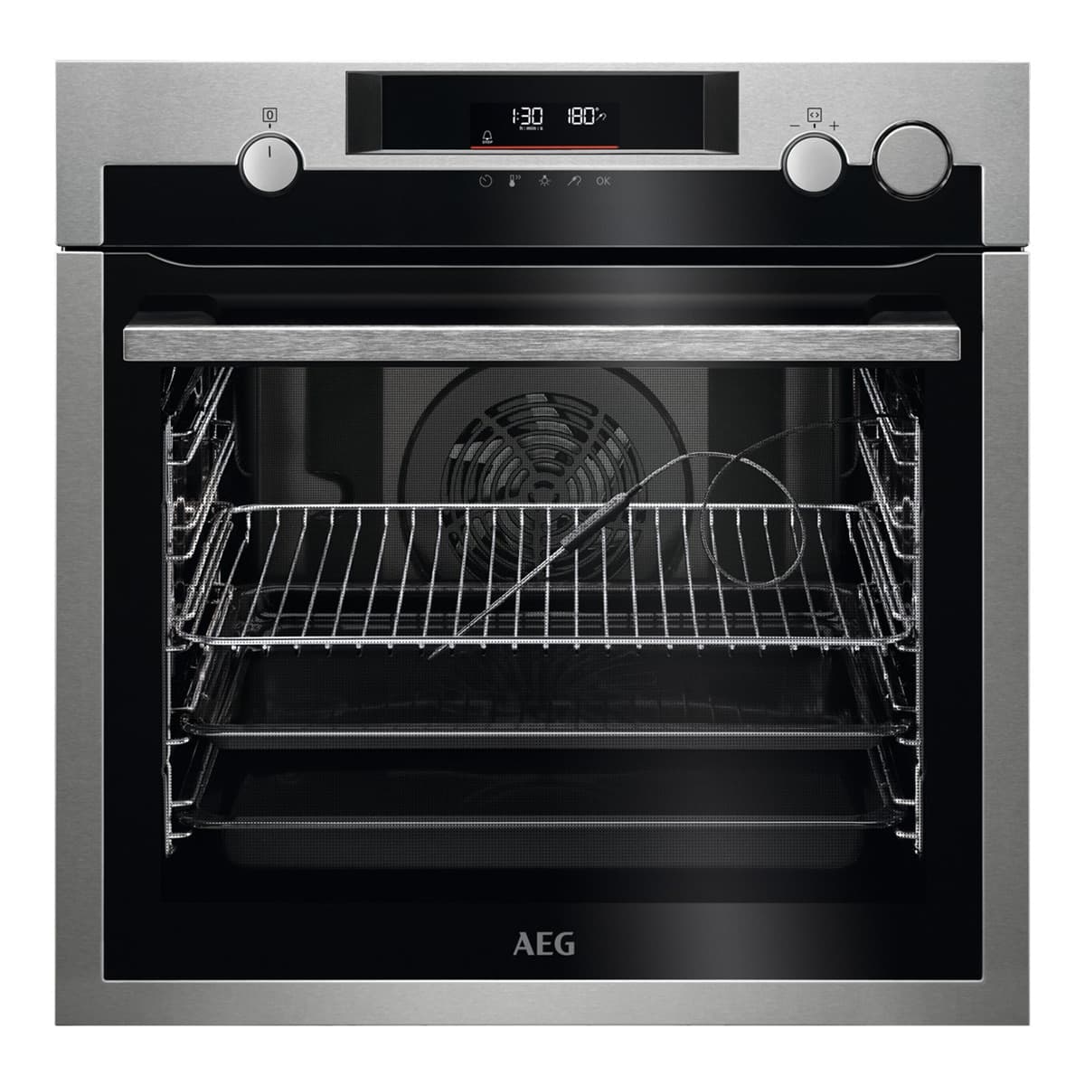 AEG - Horno multifunción AEG pirolitico, Función vapor - BPE577161M.