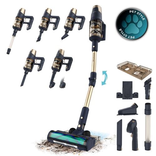 Aspirador Escoba Sin Cable Cecotec Conga Rockstar Rx70 Aquapet Flex