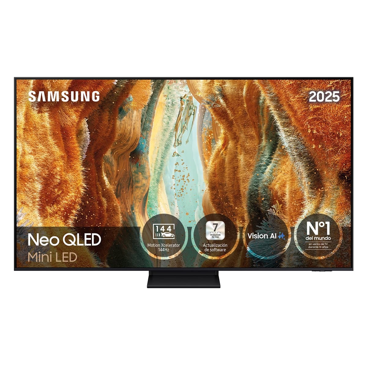 Samsung TV Neo QLED Mini LED 163cm (65') Samsung TQ65QN74FATXXC 4K AI Upscaling Pro con Inteligencia Artificial Smart TV
