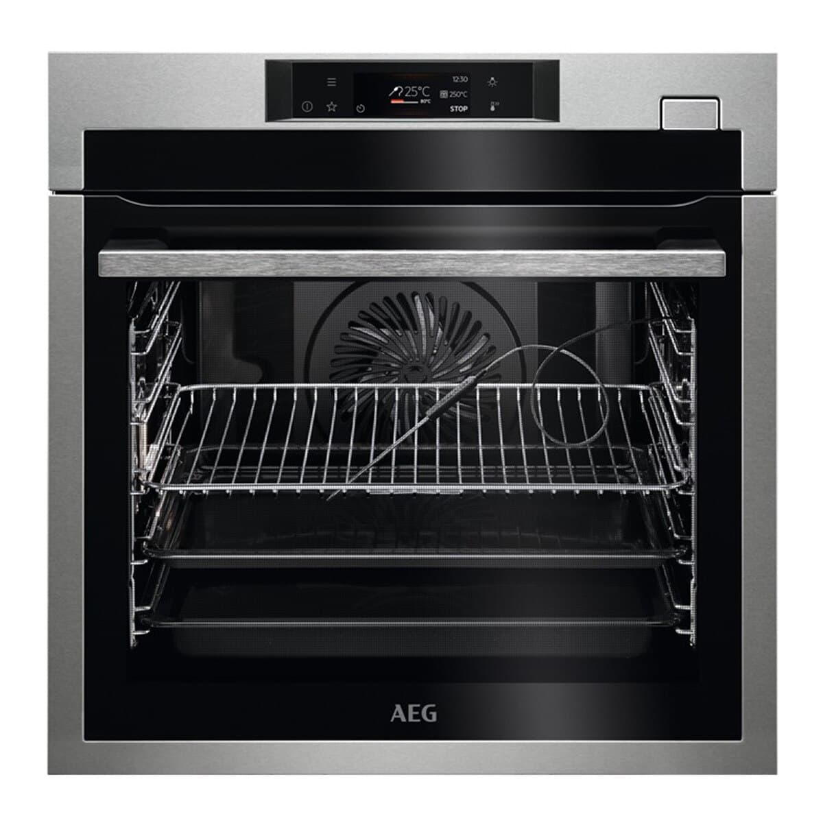 AEG - Horno multifunción AEG Vapor, sonda térmica - BSE782380M (Reacondicionado Grado D).