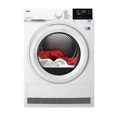 Secadora De Carga Frontal Con Bomba De Calor Aeg Tr818a1ob 8kg Blanco A