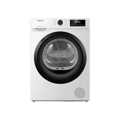 Secadora De Carga Frontal Hisense Dhqe800bw2 8kg Blanca A+