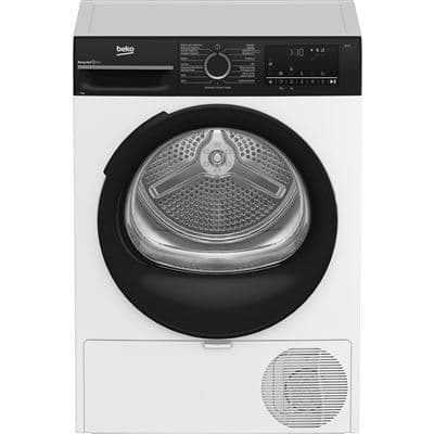 Secadora De Carga Frontal Beko Bm3t49240w 9kg Bomba De Calor Blanco C