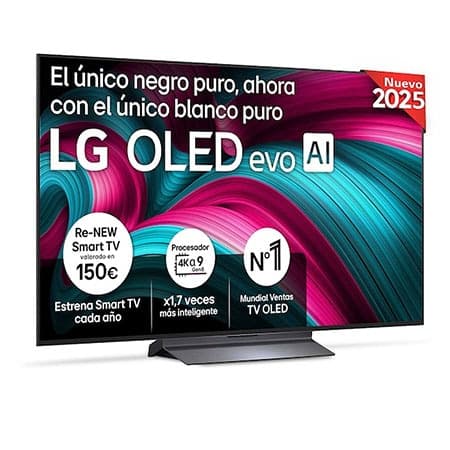 Outlet Smart TV LG OLED evo AI C5 55 pulgadas 4K 2025 - OLED55C54LA.OUTLET