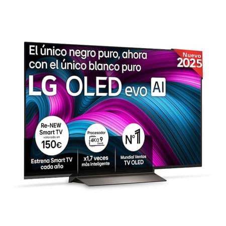 Outlet Smart TV LG OLED evo AI C5 48 pulgadas 4K 2025 - OLED48C5ELB.OUTLET