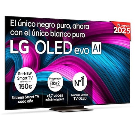 Smart TV LG OLED evo AI C5 83 pulgadas 4K 2025 - OLED83C5ELA