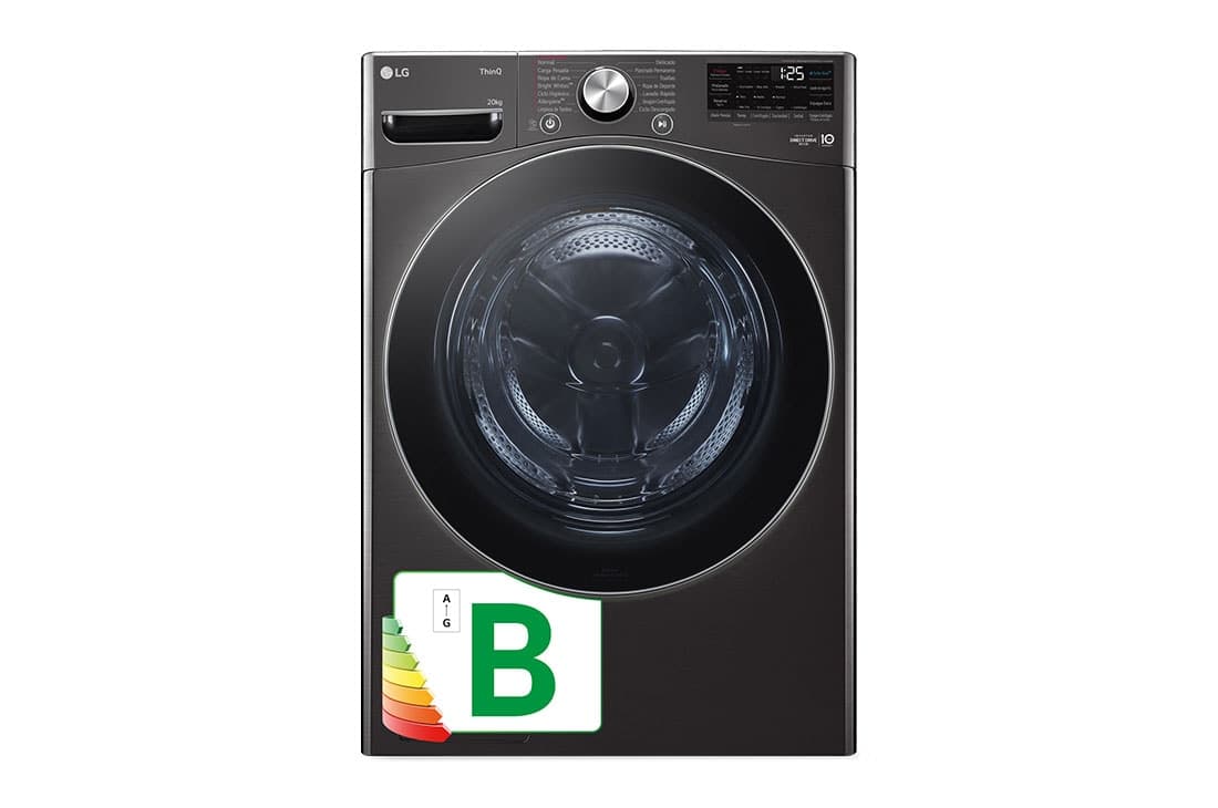Lavadora inteligente AI Direct Drive. TurboWash 360º, 20kg , 1000rpm B, Inox antihuellas, Serie XXL - F0P3CYV2E.OBSEXC