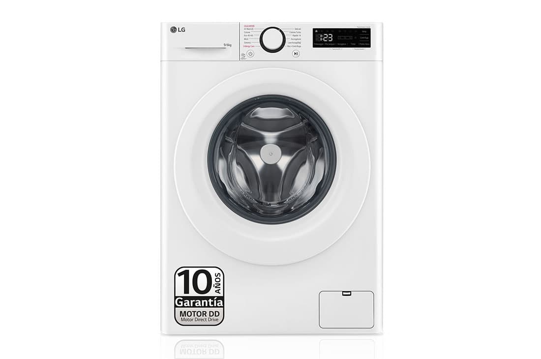 Outlet Lavasecadora inteligente AI Direct Drive TM, Vapor 9/6kg, 1400rpm, Un 10% más eficiente que A(lavado) /D(secado) Blanca, Serie 500 - F4DR5009A3W.OUTLET