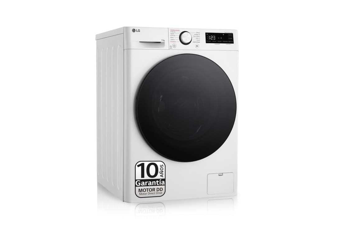 Lavadora inteligente AI Direct Drive. TurboWash 360º, Vapor, 11kg , 1400rpm Un 10% más eficiente que A, Serie 600 - F4WR60110W.OBSEXC