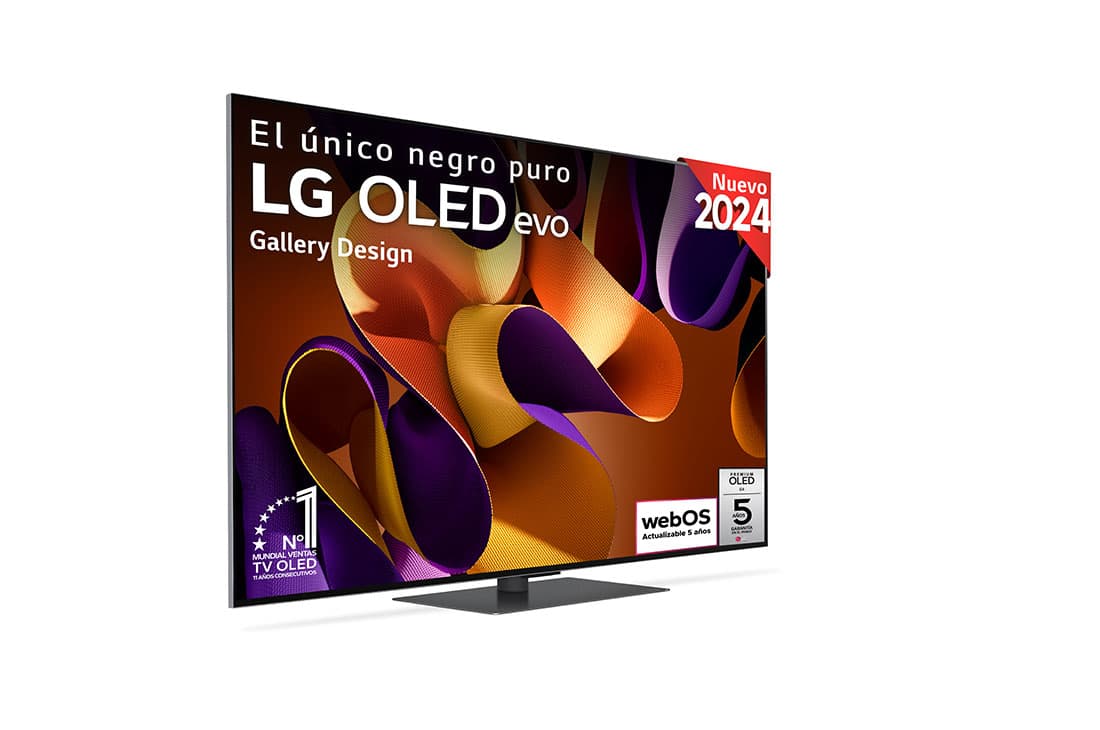 65 pulgadas TV LG OLED evo* AI 4K serie G4 con Smart TV WebOS24 - OLED65G46LS