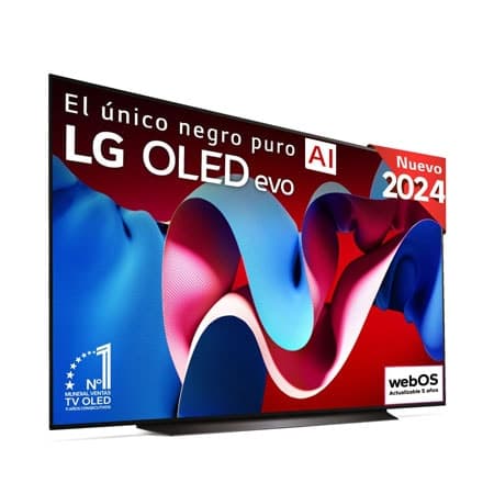 83 pulgadas Smart TV LG OLED evo AI C4 4K 2024 - OLED83C46LA.TOP