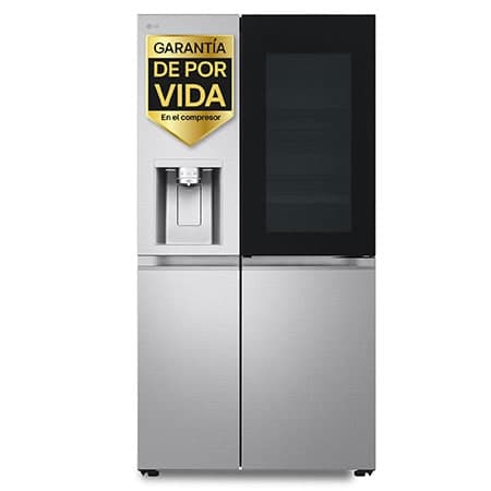 Outlet Frigorífico Side By side Serie 900, Instaview Door-In-Door, Acero texturizado antihuellas. D, 628 L - GSXE90MBAD.OUTLET