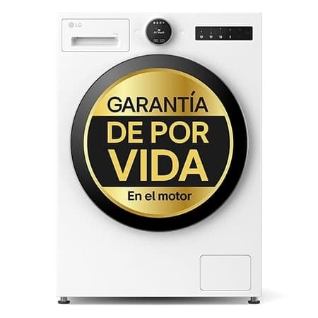 Outlet Lavadora Inteligente | LG F4X7011TWS, AI Direct Drive, TurboWash 360º, 11kg, 1400rpm, Serie 700, Un 40% más eficiente que A, Blanca - F4X7011TWS.OBSEXC