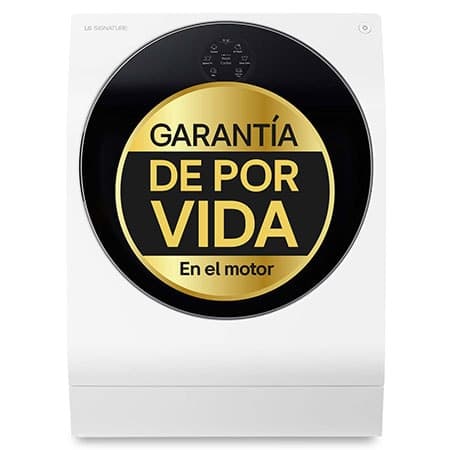 Outlet Lavasecadora LG SIGNATURE con bomba de calor, Clase A lavado/A secado, 12kg lavado/7kg secado, 1.600 rpm, Blanca - LSWD100E.OUTLET
