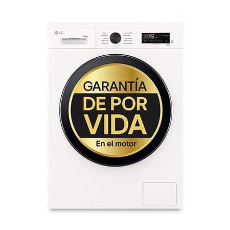Outlet Lavasecadora Inverter | LG W4X1095NWK, Direct Drive, 6 Motion, 9/5kg, 1400rpm, Serie 140, Clasificación A (Lavado) / E (Secado), Blanca - W4X1095NWK.OBSEXC
