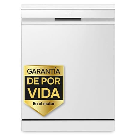 Outlet Lavavajillas LG QuadWashᵀᴹ Steam, Blanco, Un 10% más eficiente que A, con lavado a vapor y tercera bandeja - DF587HHS.OUTLET