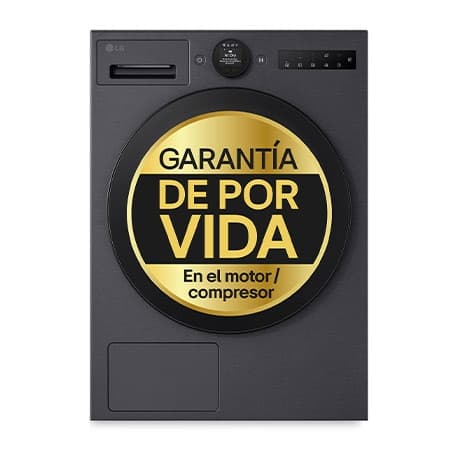 Outlet Secadora con Inteligencia artificial 9kg, B, con Bomba de calor Dual Inverter, Acero negro mate, Serie 700 - RHX7009TBB.OUTLET