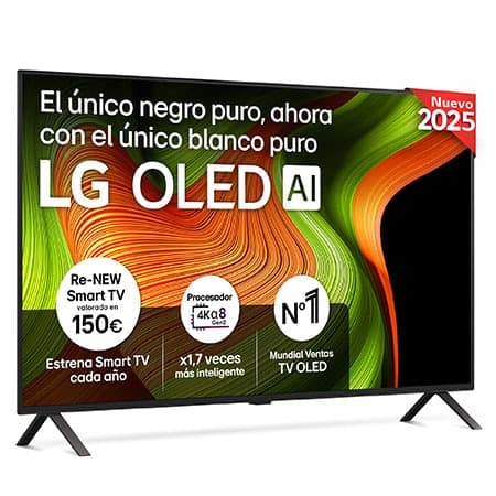 Outlet Smart TV LG OLED AI B5 55 pulgadas 4K 2025 - OLED55B56LA.OUTLET