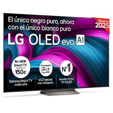 Outlet Smart TV LG OLED evo AI C5 83 pulgadas 4K 2025 - OLED83C56LA.OUTLET