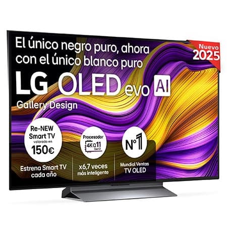 Outlet Smart TV LG OLED evo AI G5 48 pulgadas 4K 2025 - OLED48G56LS.OUTLET