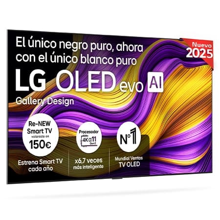 Smart TV LG OLED evo AI G5 77 pulgadas 4K 2025 - OLED77G55LW.OUTLET