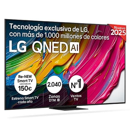 Outlet Smart TV LG QNED AI QNED81 86 pulgadas 4K 2025 - 86QNED81A6A.OUTLET