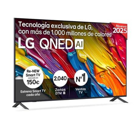 Outlet Smart TV LG QNED AI QNED82 75 pulgadas 4K 2025 - 75QNED82A6B.OUTLET