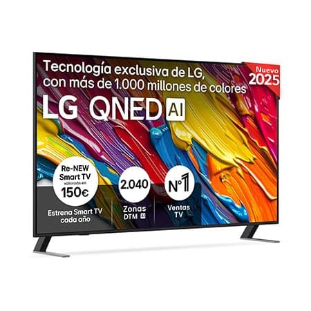 Outlet Smart TV LG QNED AI QNED84 65 pulgadas 4K 2025 - 65QNED84A6C.OUTLET
