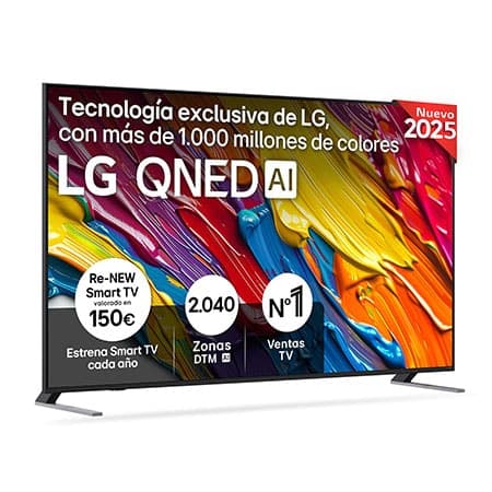 Smart TV LG QNED AI QNED84 75 pulgadas 4K 2025 - 75QNED84A6C